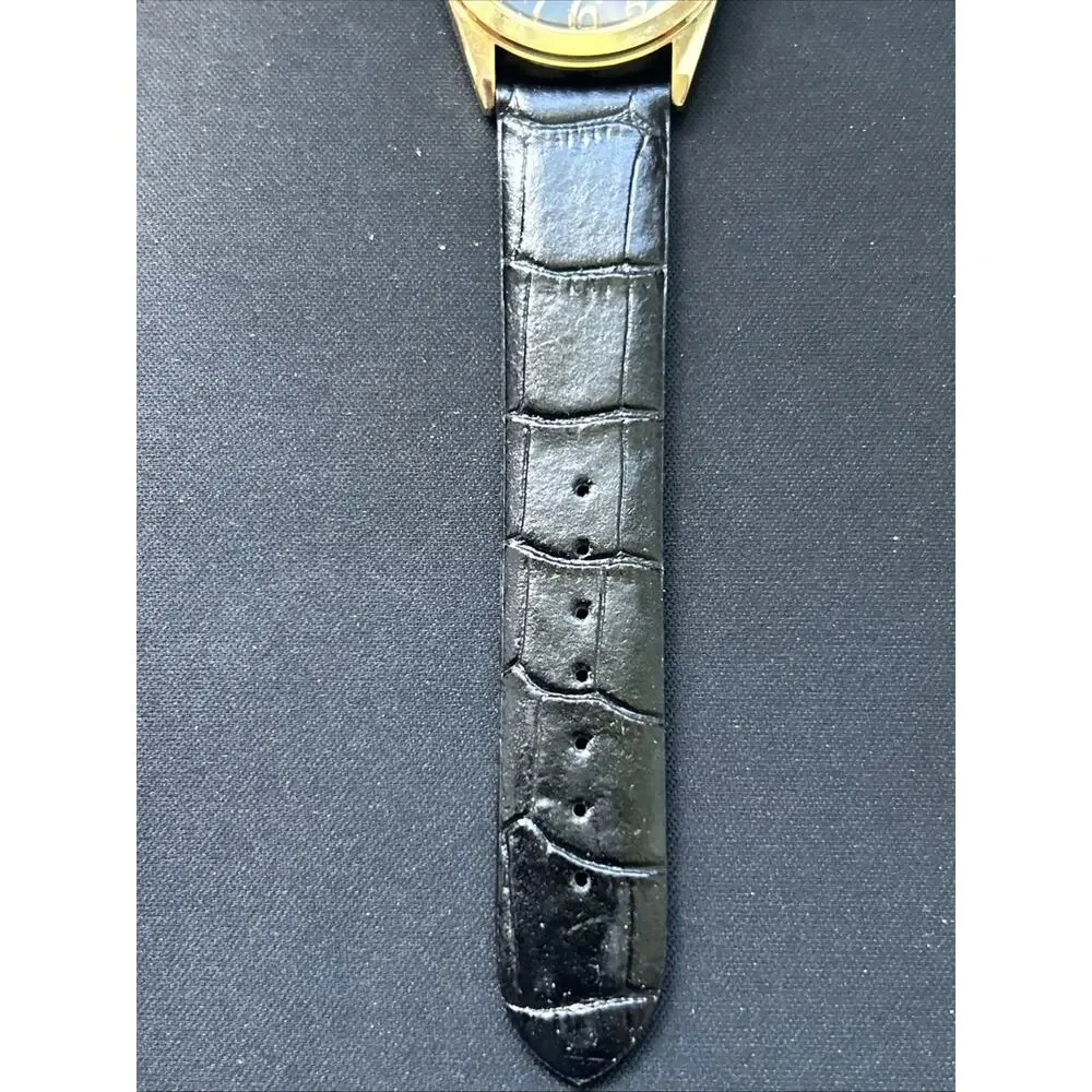 Gossip Gold Tone Black Dial And Band Women’s Quartz Watch